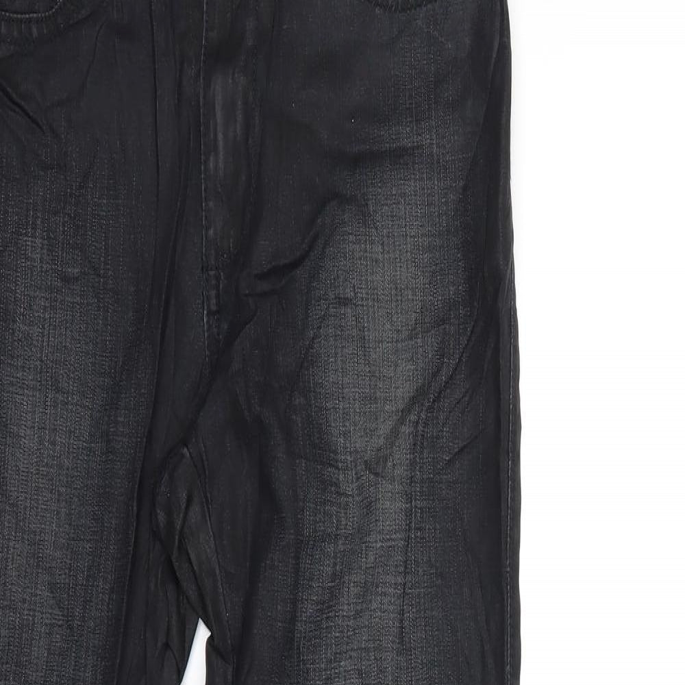 Turnover Mens Black   Trousers  Size 30 in L31 in