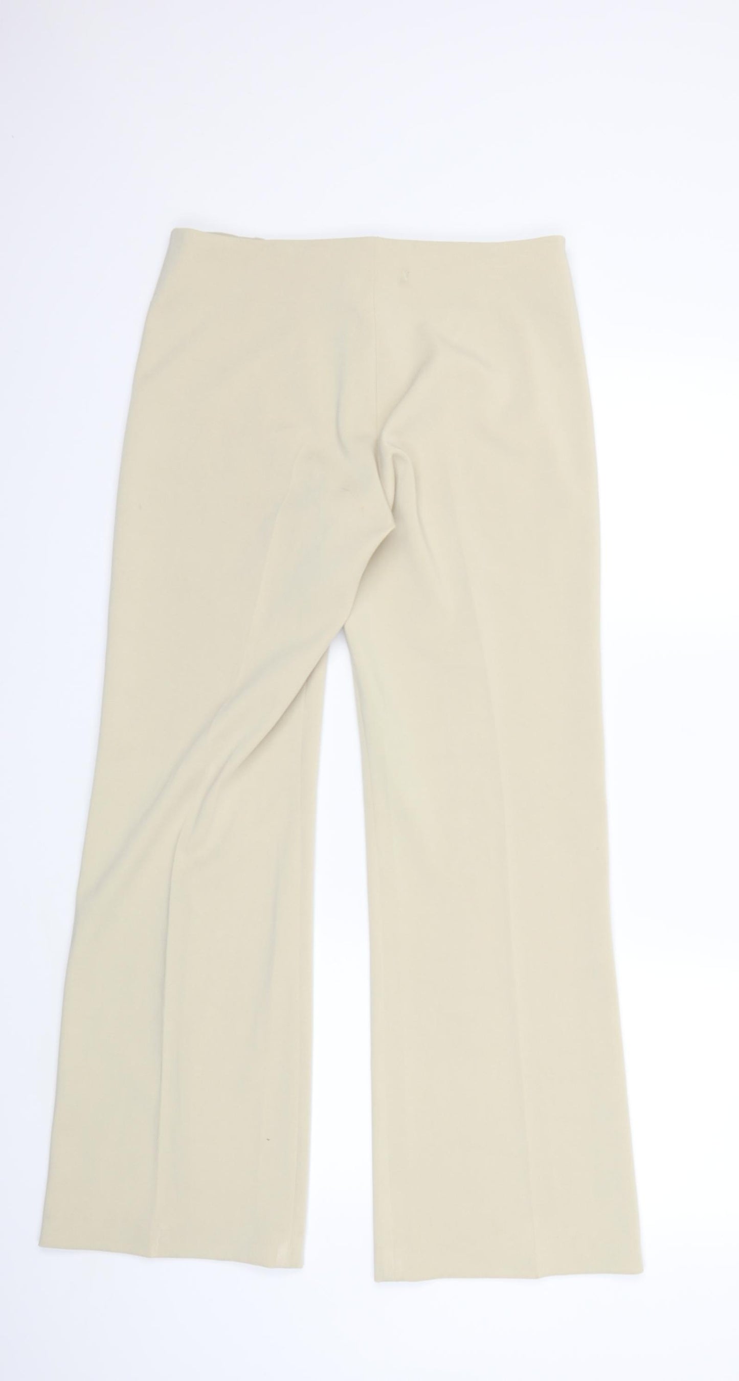 Preworn Womens Beige   Trousers  Size 12 L29 in