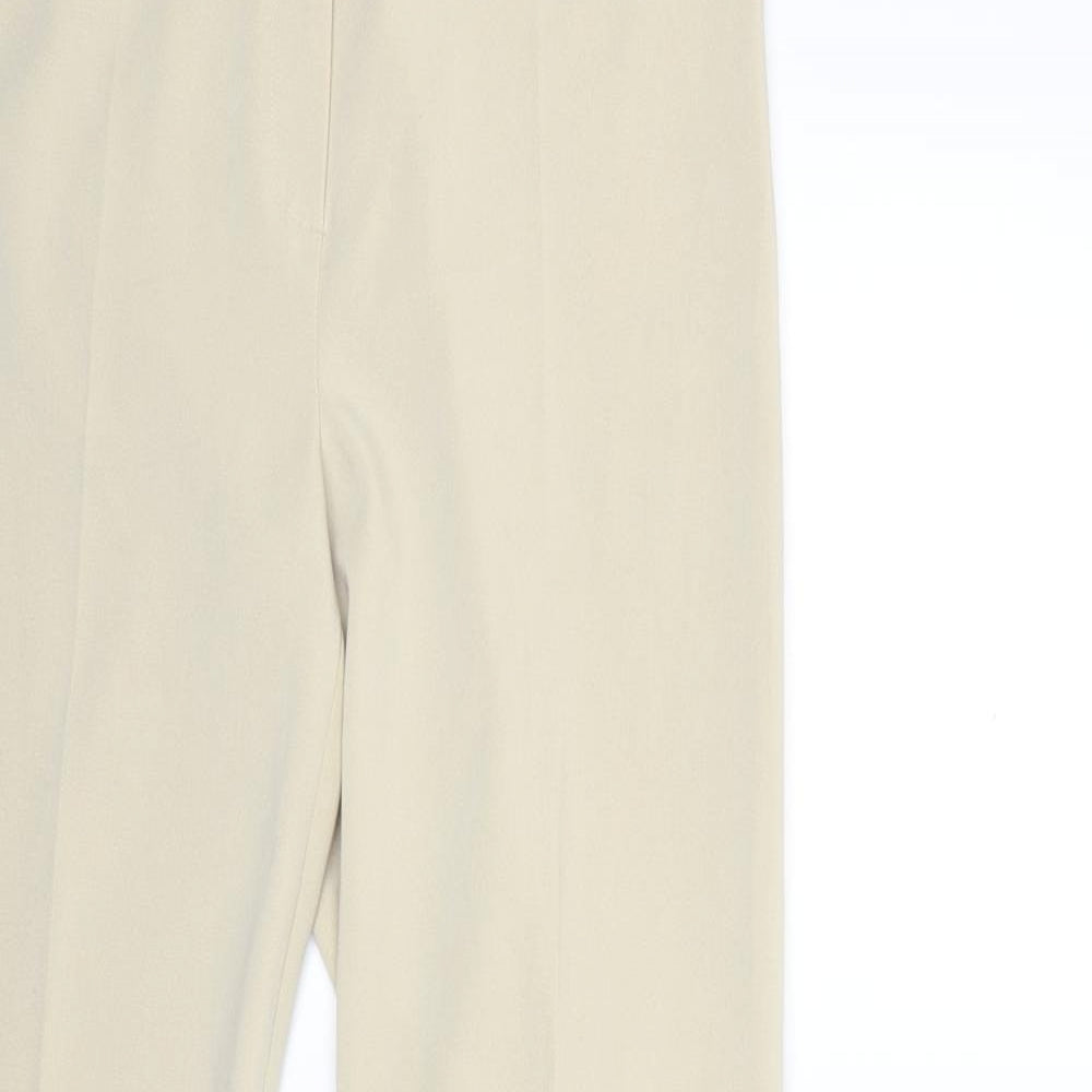 Preworn Womens Beige   Trousers  Size 12 L29 in
