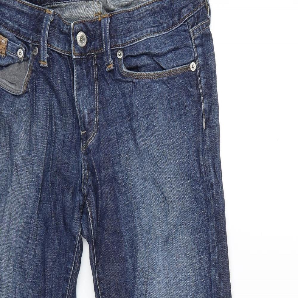 G-Star Mens Blue  Denim Straight Jeans Size 28 in L32 in
