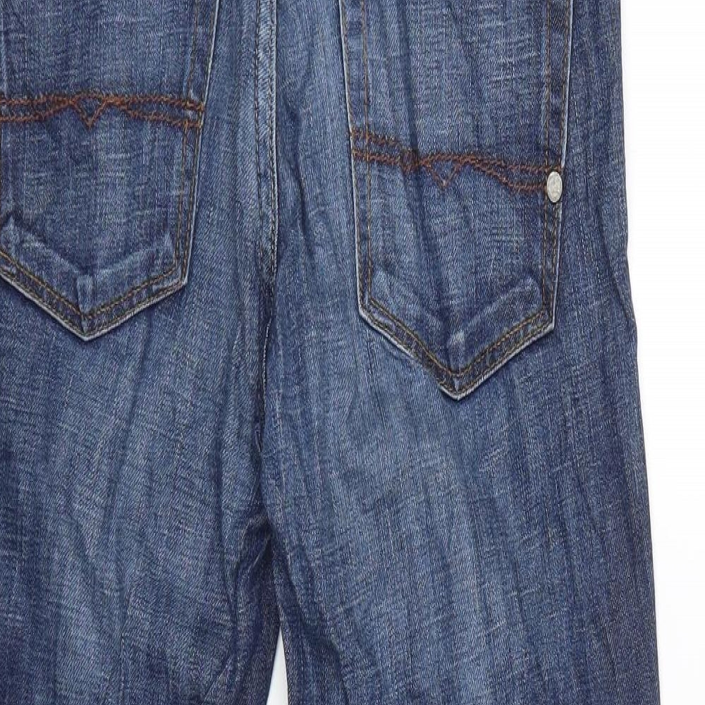G-Star Mens Blue  Denim Straight Jeans Size 28 in L32 in