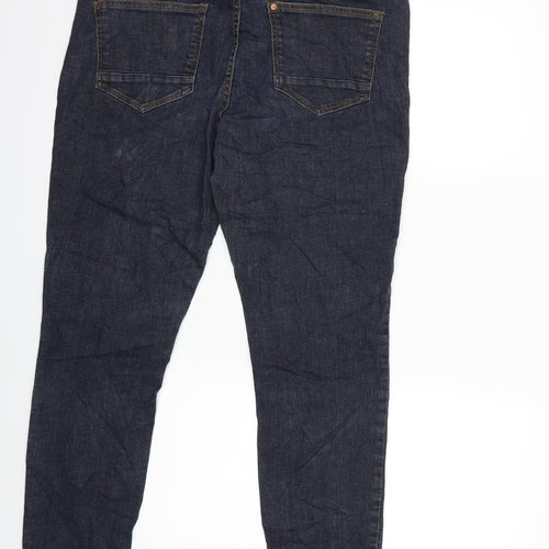 C&A Womens Blue  Denim Skinny Jeans Size 16 L30 in