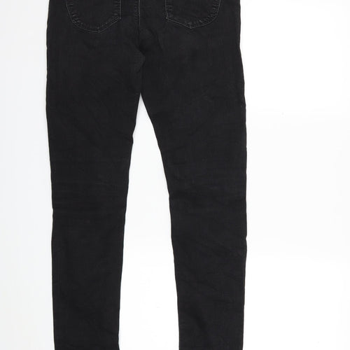 Denim & Co. Womens Black  Denim Skinny Jeans Size 30 in L31 in