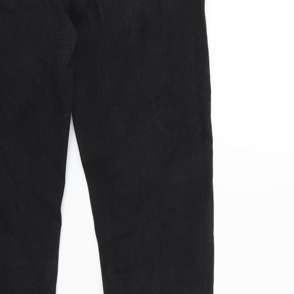Denim & Co. Womens Black  Denim Skinny Jeans Size 30 in L31 in