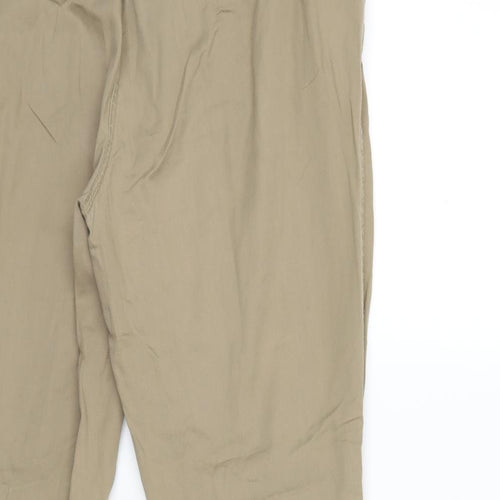 BHS Womens Beige   Cargo Trousers Size 12 L26 in