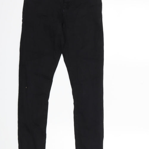Topshop Womens Black  Denim Skinny Jeans Size 26 in L32 in