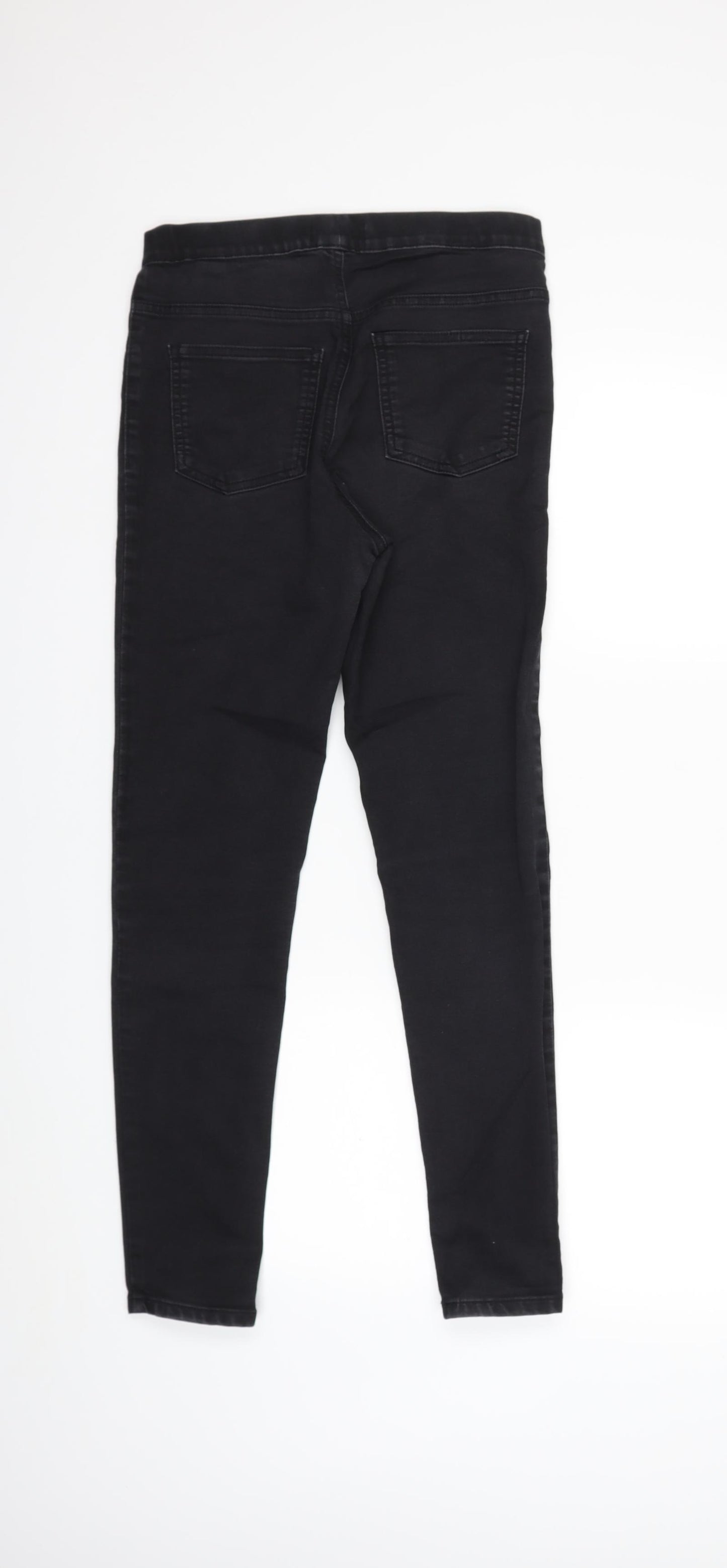 Marks and Spencer Womens Black  Denim Skinny Jeans Size 10 L28 in