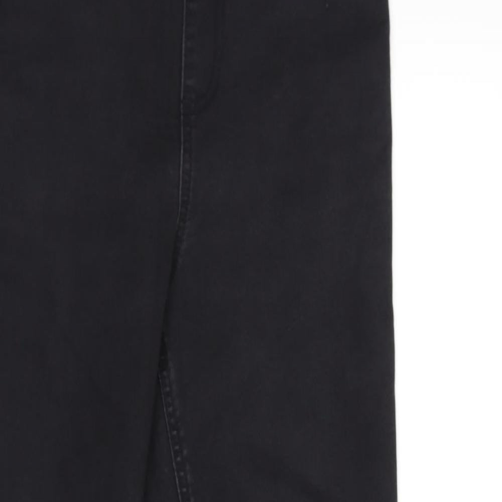 Marks and Spencer Womens Black  Denim Skinny Jeans Size 10 L28 in
