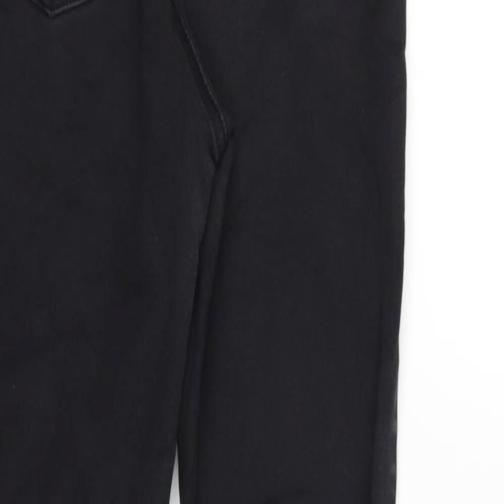 Marks and Spencer Womens Black  Denim Skinny Jeans Size 10 L28 in