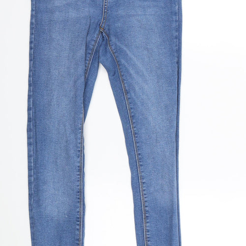 Denim & Co. Womens Blue  Denim Skinny Jeans Size 6 L25 in