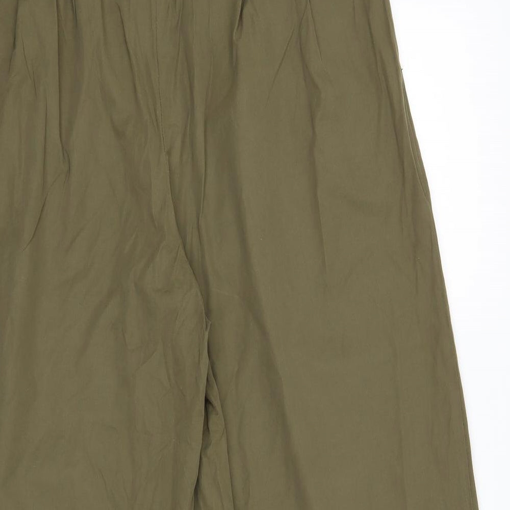Primark Womens Green   Cropped Trousers Size 16 L25 in