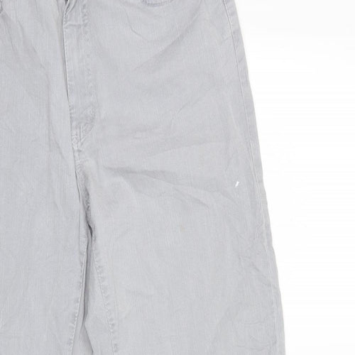 Angels Womens Grey  Denim Straight Jeans Size 16 L28 in