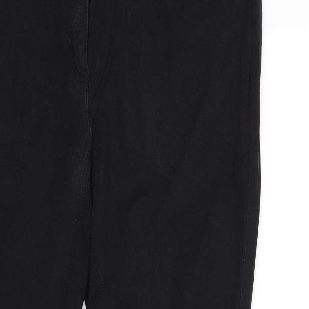 Marie Philippe Womens Black  Denim Bootcut Jeans Size 16 L32 in