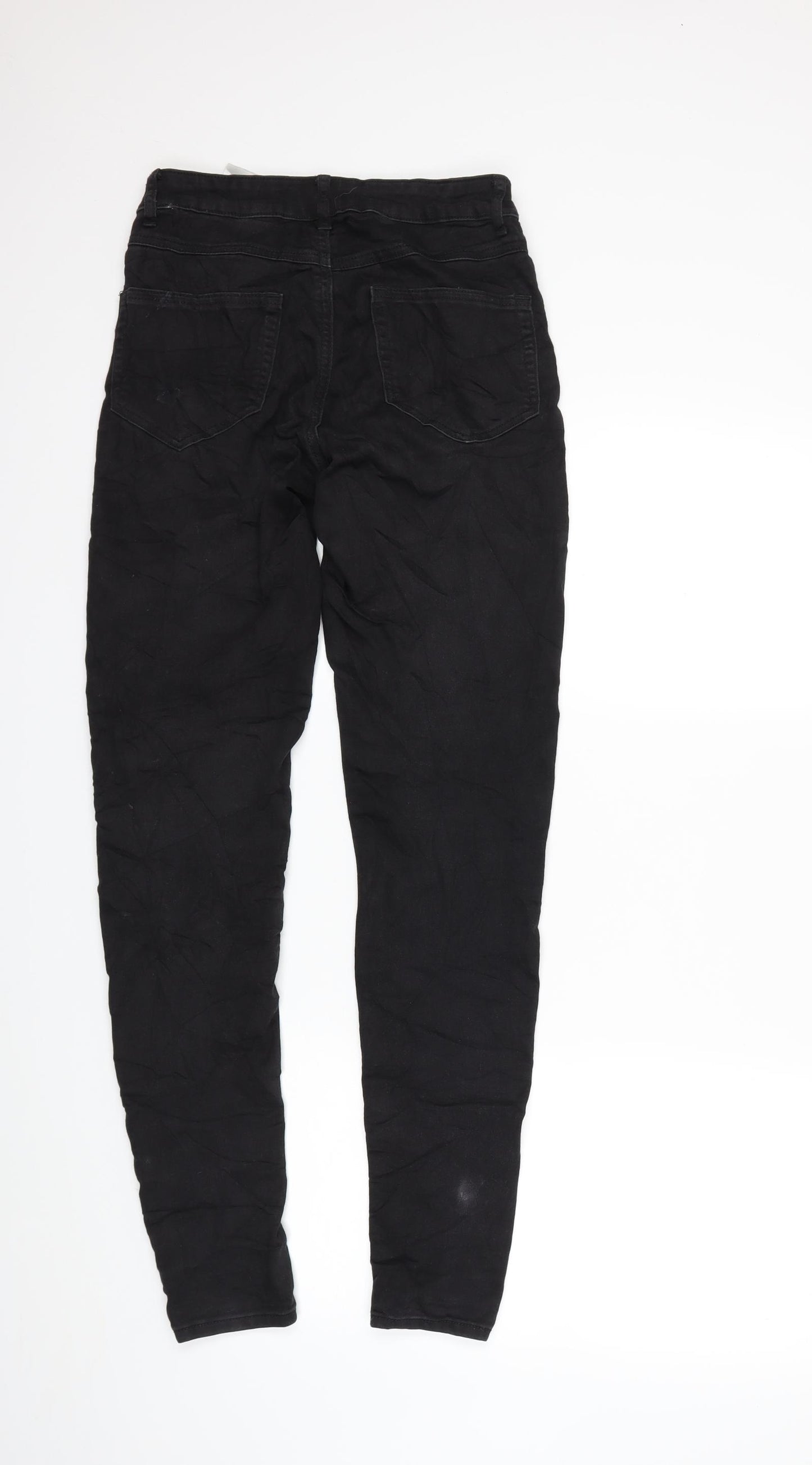 villa Womens Black  Denim Skinny Jeans Size S L30 in