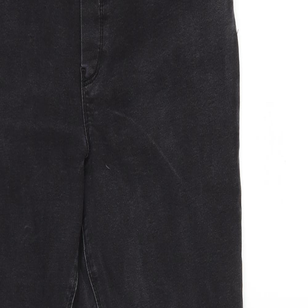 ASOS Womens Black  Denim Skinny Jeans Size 14 L31 in