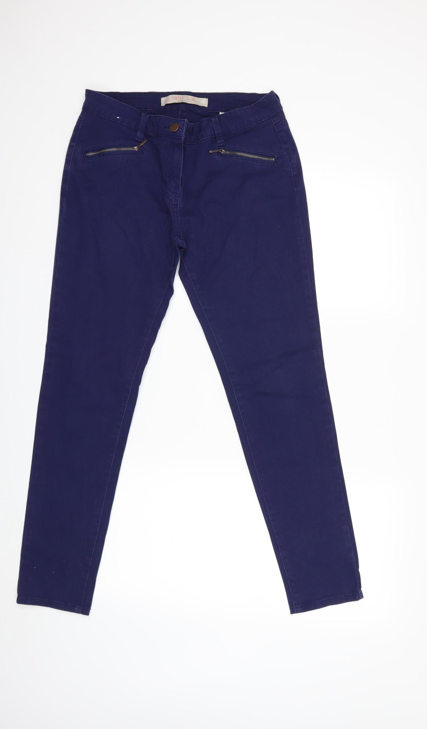 NEXT Womens Blue  Denim Skinny Jeans Size 12 L28 in