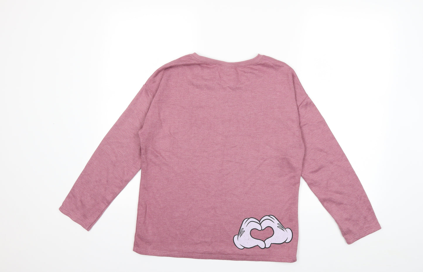 NEXT Girls Pink   Pullover Sweatshirt Size 12 Years  - Minie Mouse