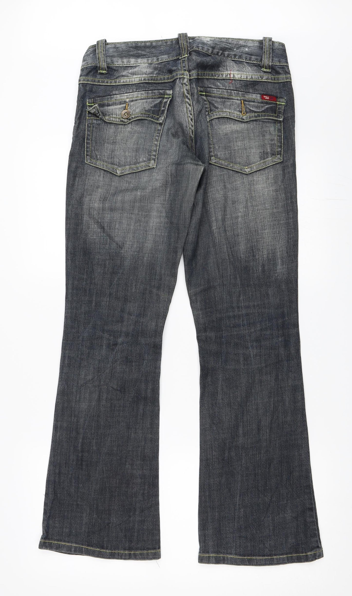 Only Womens Blue  Denim Bootcut Jeans Size 38 L30 in