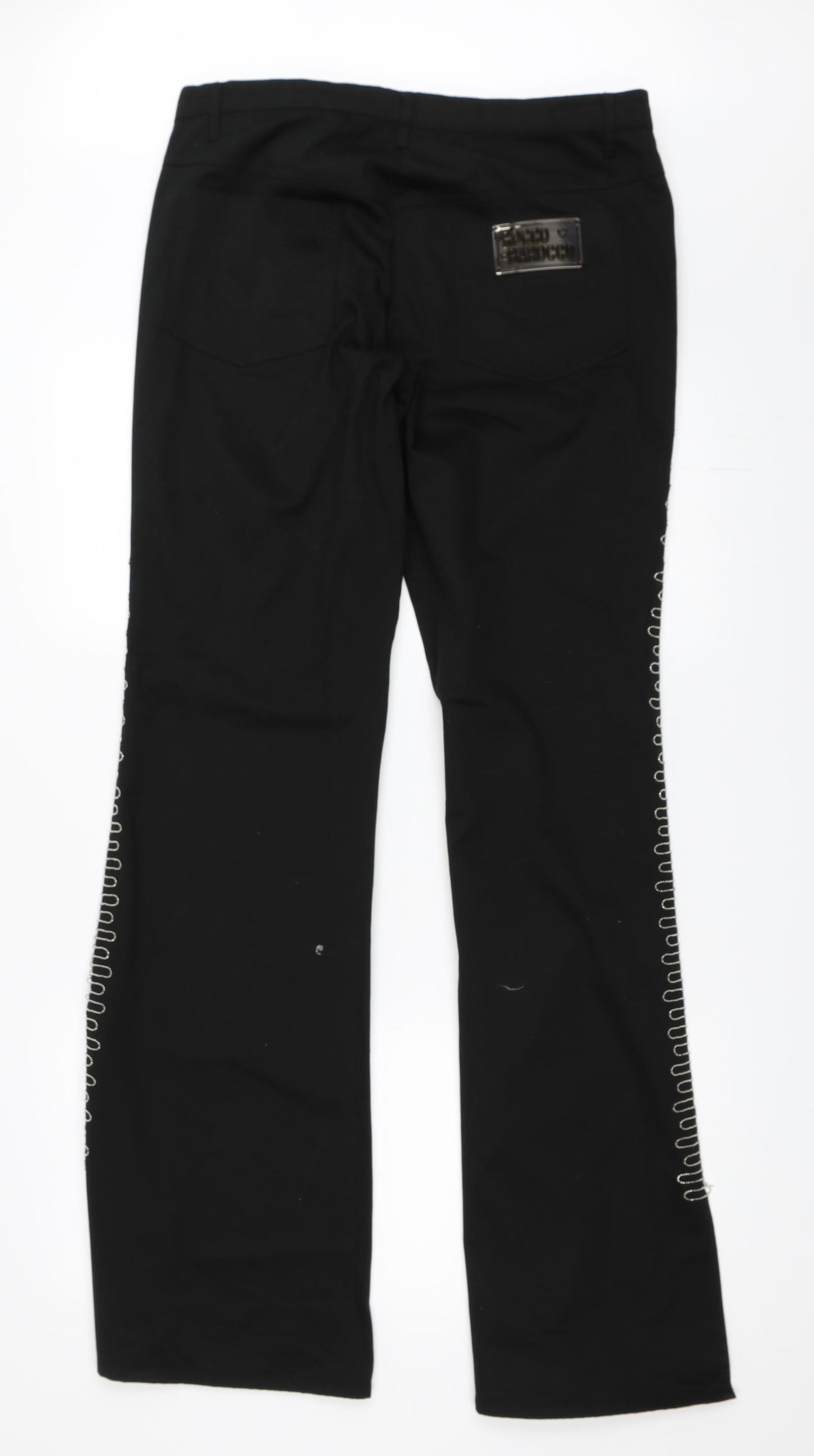 Roccobarocco Womens Black   Bootcut Jeans Size 33 in L35 in