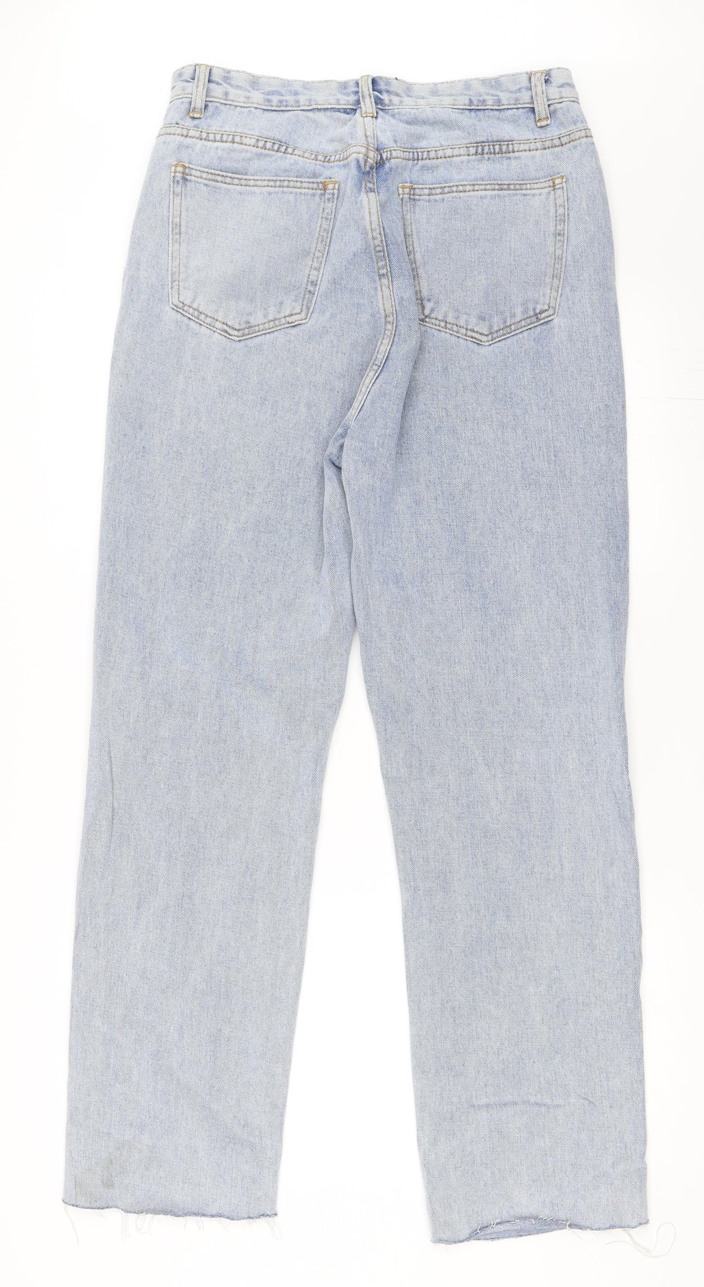 MOMOKROM Womens Blue  Denim Mom Jeans Size 12 L30 in