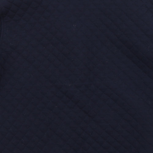 BM Casual Womens Blue   Quilted Coat Size 16