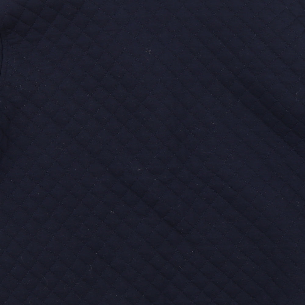 BM Casual Womens Blue   Quilted Coat Size 16