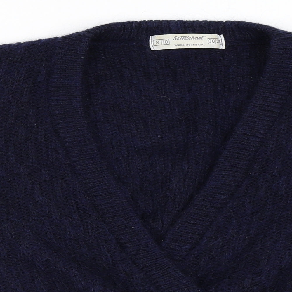 St Michael Womens Blue   Cardigan Jumper Size 8