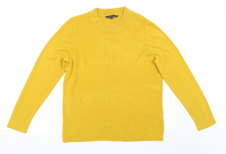 Bonmarché Womens Yellow Pullover Jumper Size 14