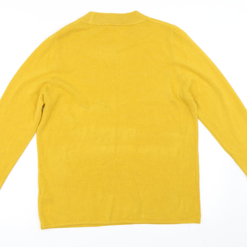 Bonmarché Womens Yellow   Pullover Jumper Size 14