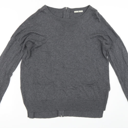TU Womens Grey   Pullover Jumper Size 10