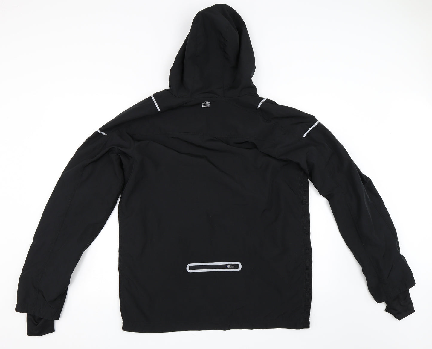 Admiral Mens Black   Windbreaker Coat Size L