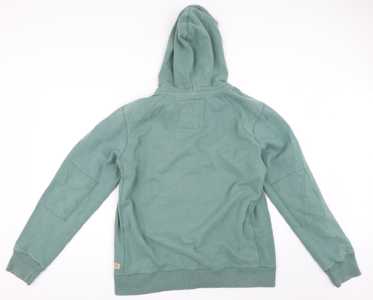 NORTH COAST Mens Green   Full Zip Hoodie Size L