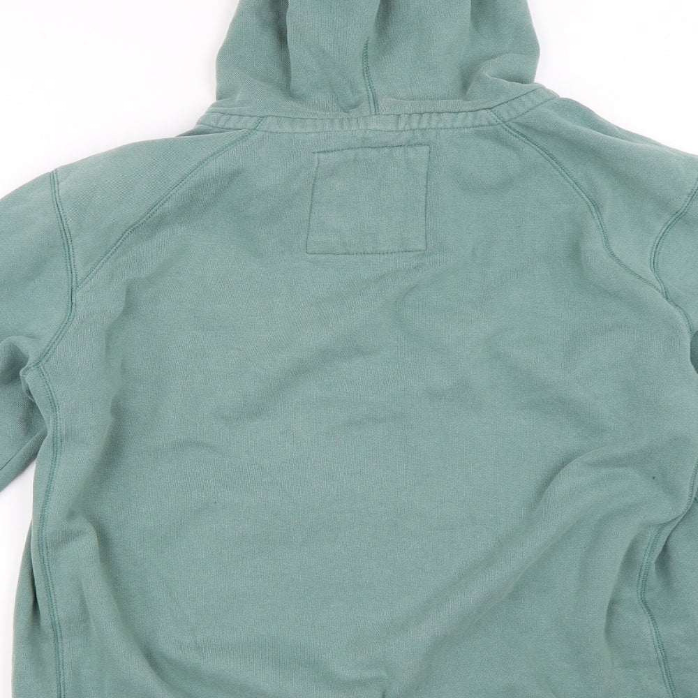 NORTH COAST Mens Green   Full Zip Hoodie Size L