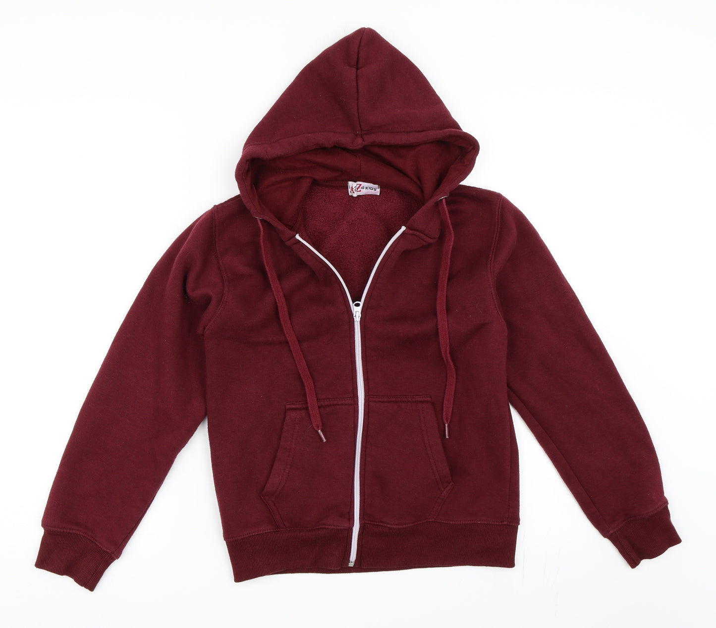 A2Z 4 kids Boys Red   Full Zip Hoodie Size 11-12 Years