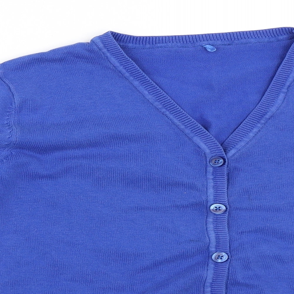 George Boys Blue   Cardigan Jumper Size 9-10 Years