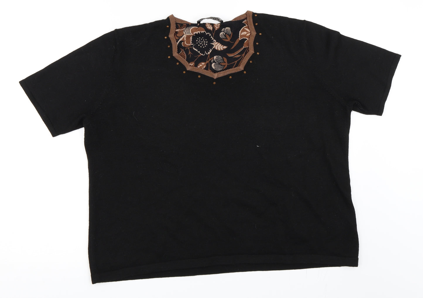 Jaques Vert Womens Black   Pullover Jumper Size XL