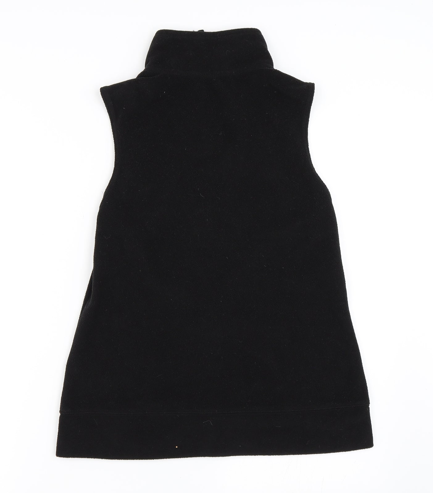F&F Womens Black  Fleece Jacket Waistcoat Size 8