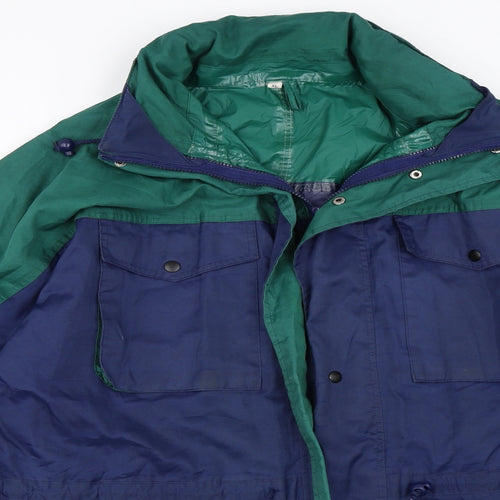 Preworn Mens Blue   Parka Coat Size XL