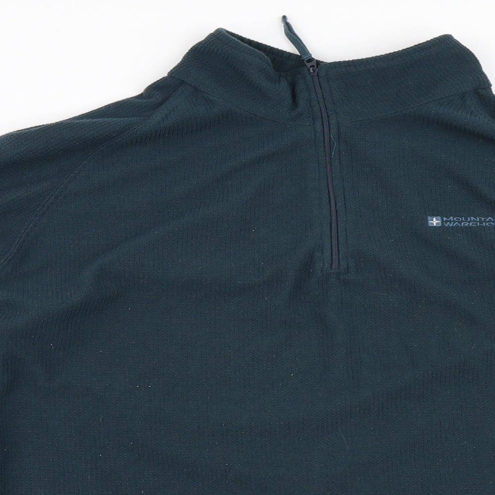 Mountain Warehouse Womens Blue   Henley Sweatshirt Size L