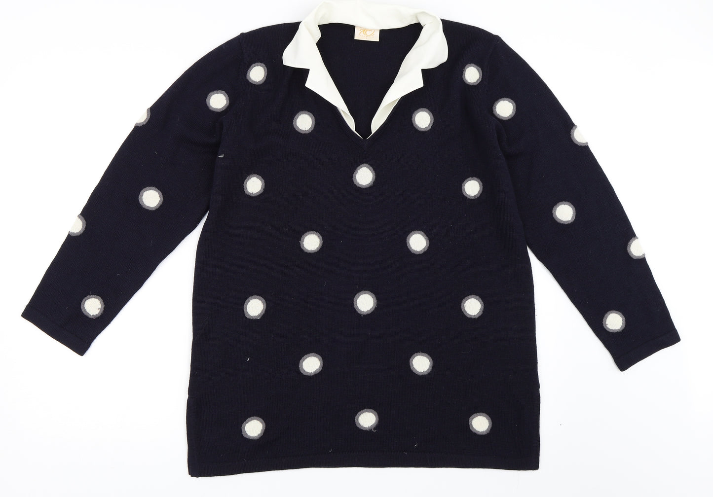 Country Casuals Womens Blue   Pullover Jumper Size L