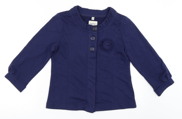 Esprit Womens Blue Cardigan Jumper Size S