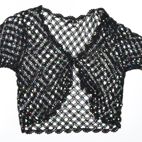 Klass Womens Black   Cardigan Jumper Size 2XL