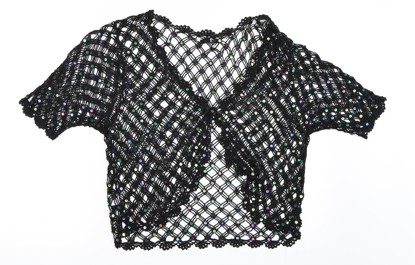 Klass Womens Black   Cardigan Jumper Size 2XL