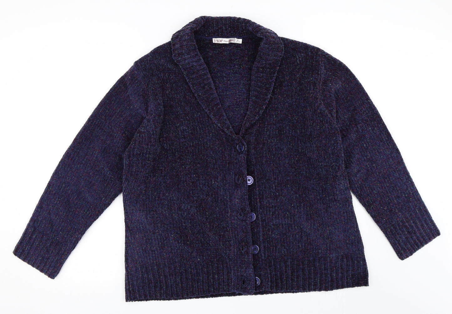EWM Womens Blue   Cardigan Jumper Size 22