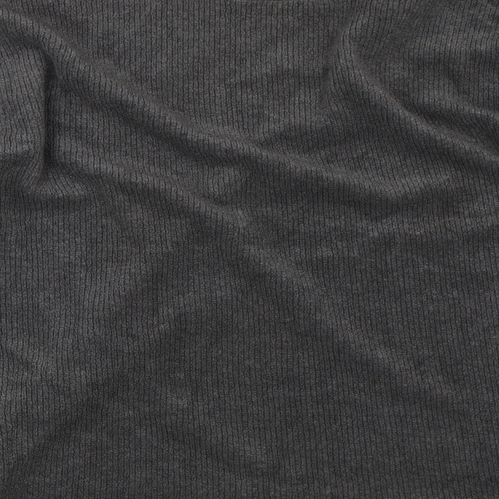 NORTH COAST Mens Grey   Henley Sweatshirt Size XL