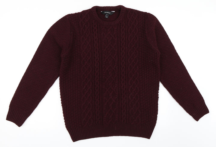 Cedar Wood State Mens Red   Pullover Jumper Size M