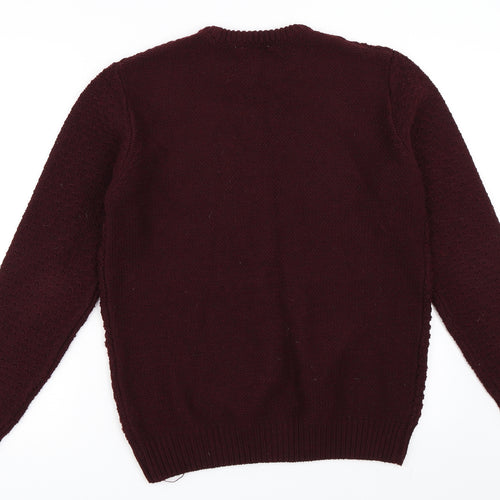 Cedar Wood State Mens Red   Pullover Jumper Size M