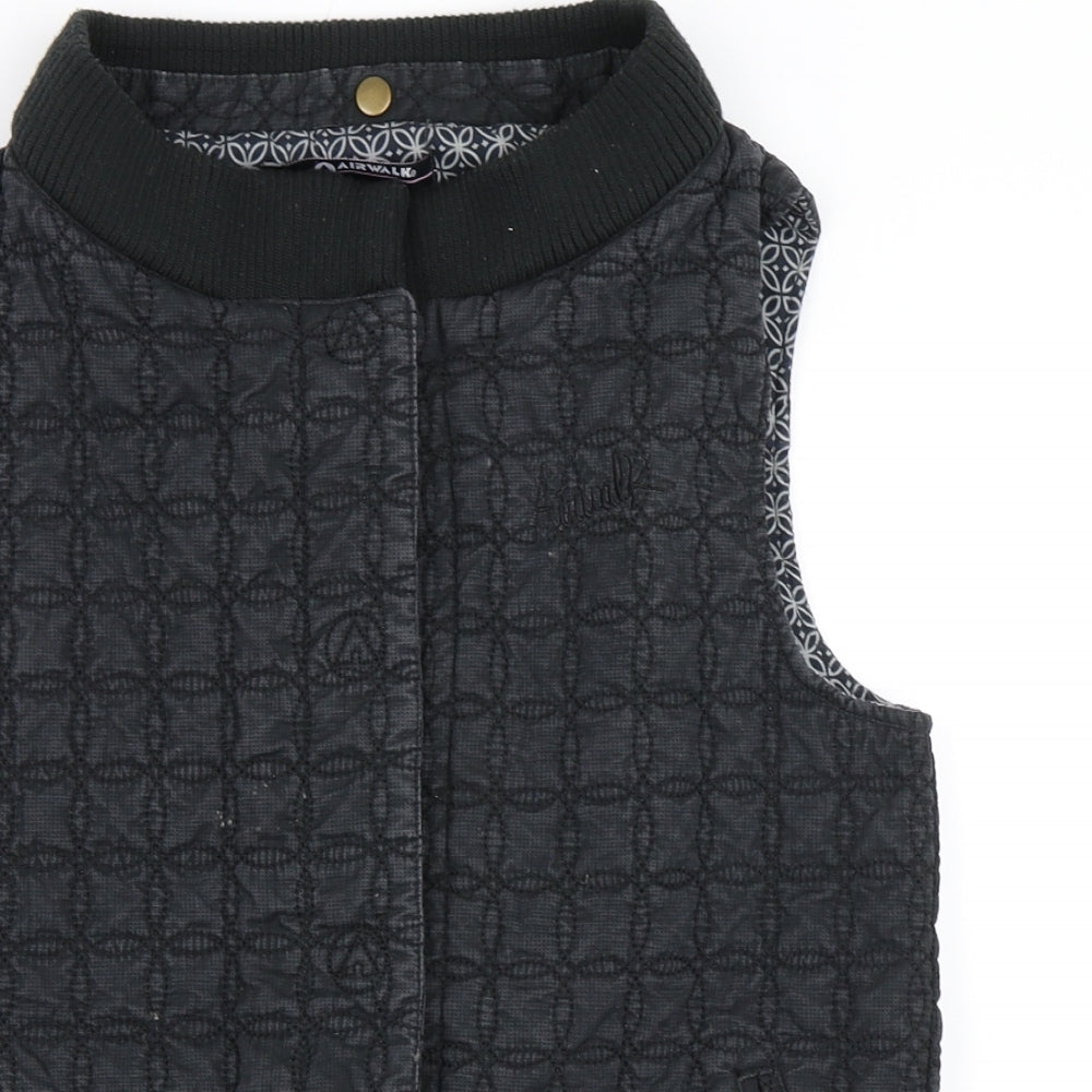 AIRWALK Womens Black   Gilet Coat Size 12
