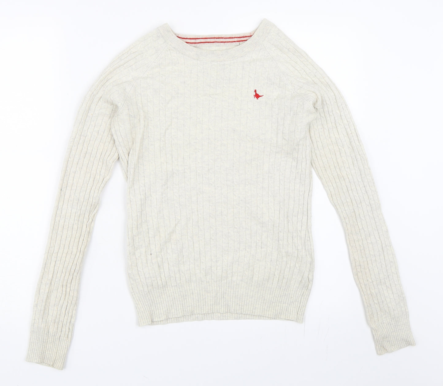 Jack Wills Womens Beige   Pullover Jumper Size 10