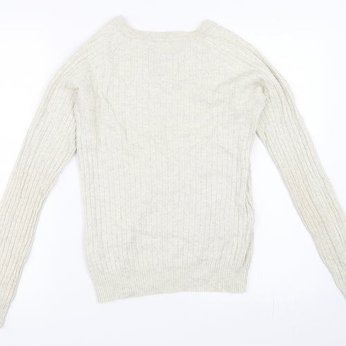Jack Wills Womens Beige   Pullover Jumper Size 10